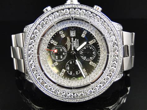 mens breitling watches with diamonds - breitling women's watch with diamonds.